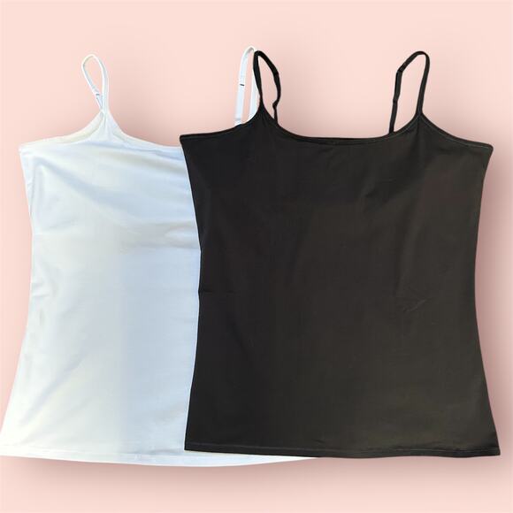 2 Pact Everyday Shelf Bra Camisoles XXL - Picture 1 of 4